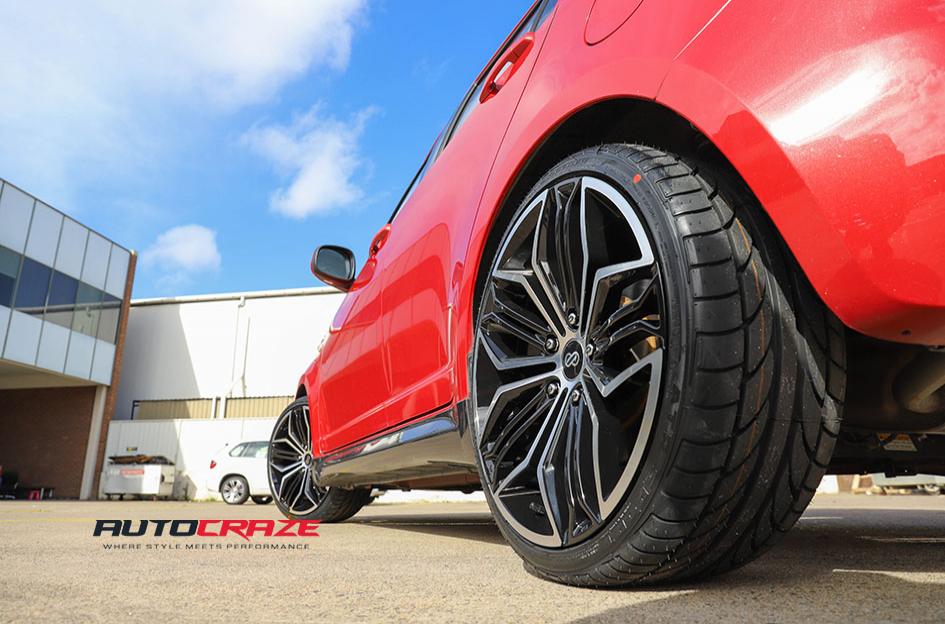 SUZUKI SWIFT KATANA GLOSS BLACK MACHINED FACE